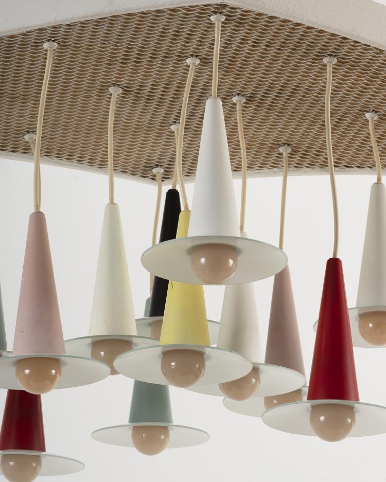 Bild 3 zu Objekt, Chandelier, c. 1952, Stilnovo, Mailand (zugeschrieben), 143A 37