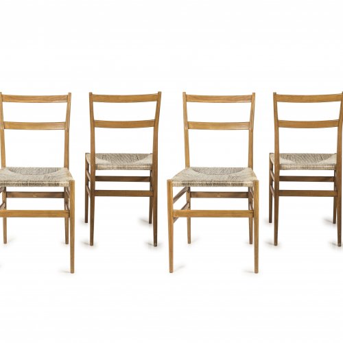 Four 'Leggera' chairs, 1949/50