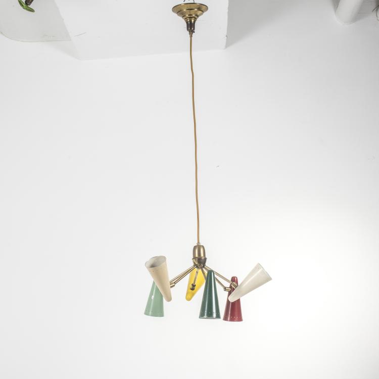 Bild 1 zu Objekt, Ceiling light, c. 1954, Stilux, Mailand (zugeschrieben), 143A 43