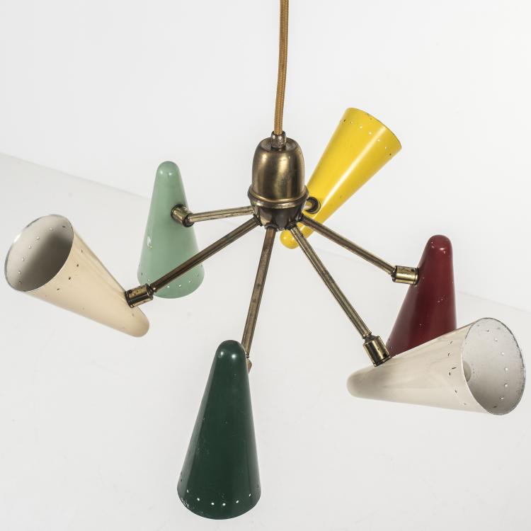 Bild 3 zu Objekt, Ceiling light, c. 1954, Stilux, Mailand (zugeschrieben), 143A 43