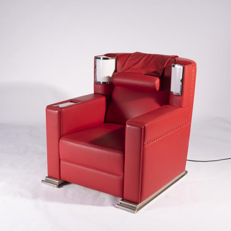 Bild 3 zu Objekt, 'Red comfortable chair', 1931, Vereinigte Werkst&auml;tten, M&uuml;nchen, 142A 041