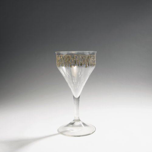 Tall champagne glass, c. 1905