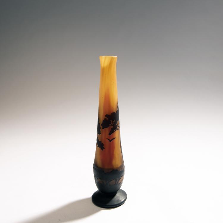 Bild 1 zu Objekt, 'Voiliers, Soleil couchant' vase, 1910-15, Daum Fr&egrave;res, Nancy, 144B 115