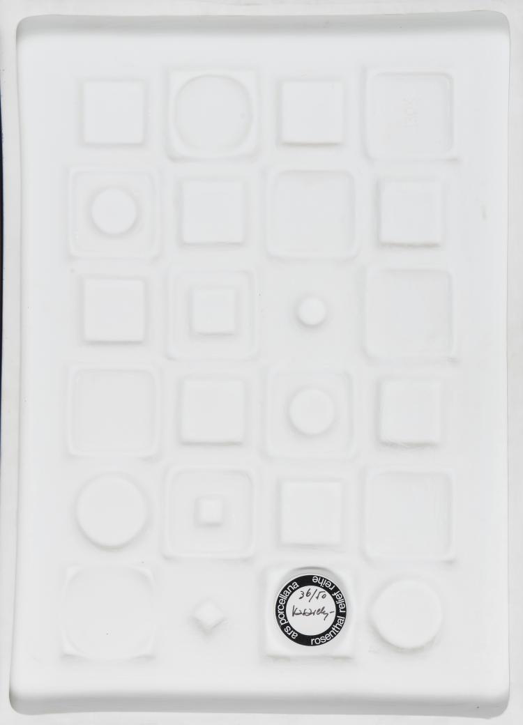 Bild 1 zu Objekt, 'NB 11 schwarz-gr&uuml;n/wei&szlig;', 1968, Rosenthal, 142C 444