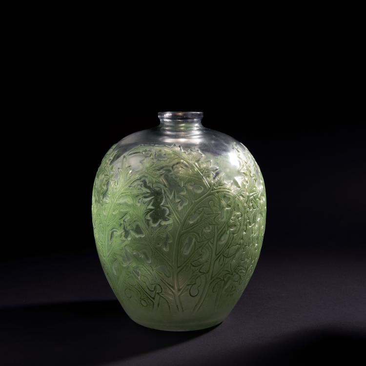 Bild 1 zu Objekt, Vase 'Acanthes', 1921, Lalique, Ren&eacute;, Wingen-sur-Moder, 141B 324