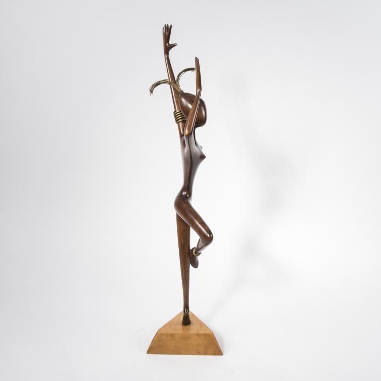 Bild 2 zu Objekt, Gro&szlig;e T&auml;nzerin, um 1930, Hagenauer, Wien, 141C 757