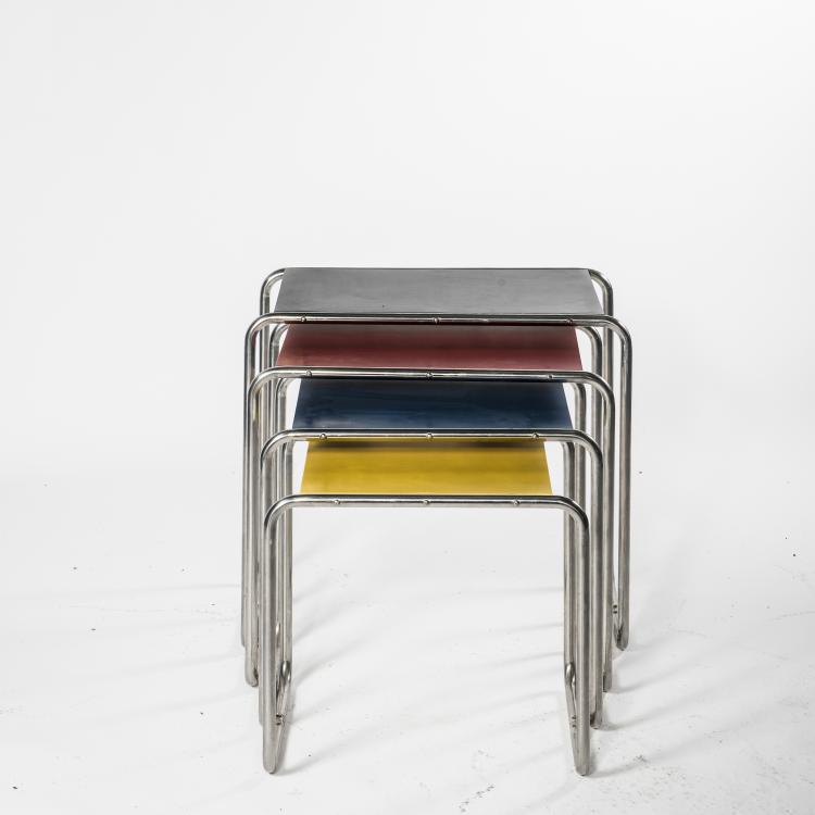 Bild 1 zu Objekt, Vier Satztische 'B 9', 1925/26, Standard M&ouml;bel, Berlin (zugeschrieben), 143B 292