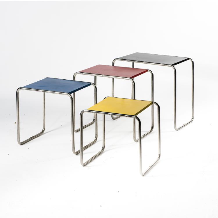 Bild 5 zu Objekt, Vier Satztische 'B 9', 1925/26, Standard M&ouml;bel, Berlin (zugeschrieben), 143B 292