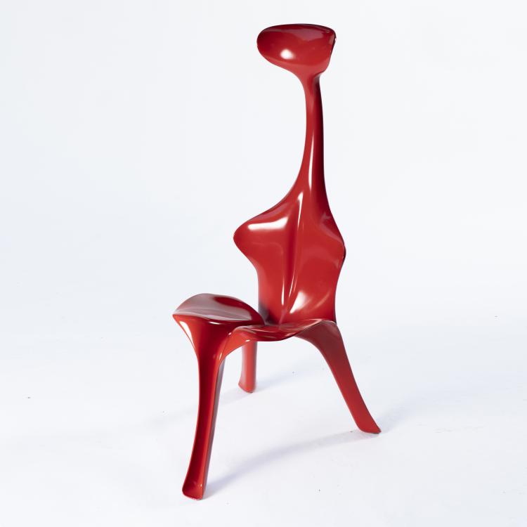 Hauptbild zu Objekt, 'Floris' chair, 1967/1990, Galerie Wolfgang F. Maurer, M&uuml;nchen, 142A 138