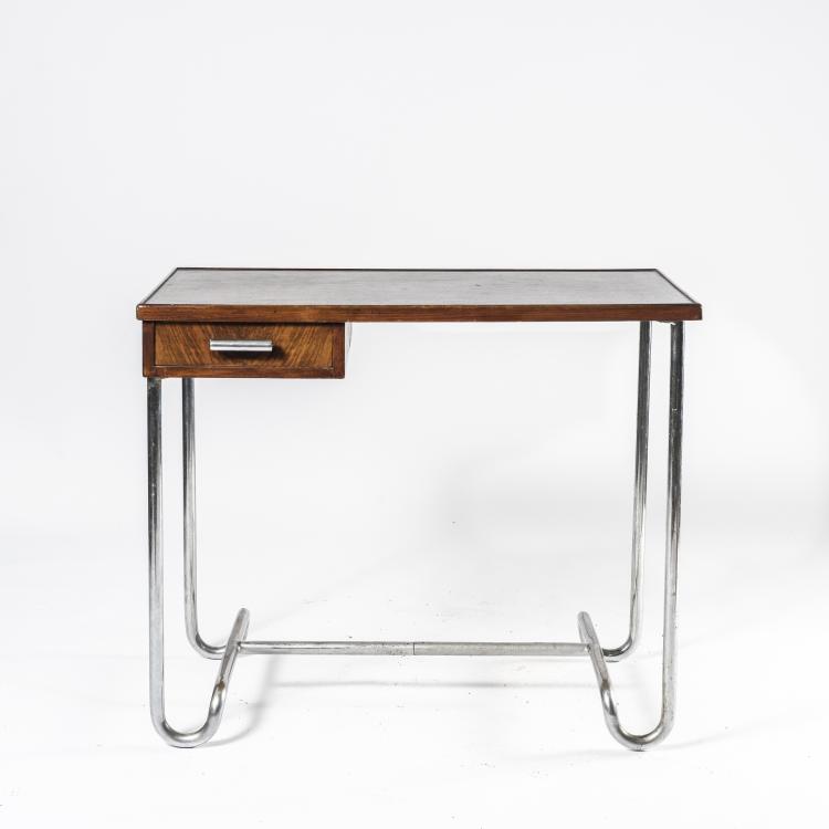 Hauptbild zu Objekt, Kleiner Schreibtisch, 1930er Jahre, Thonet, Frankreich (zugeschrieben), 143B 296