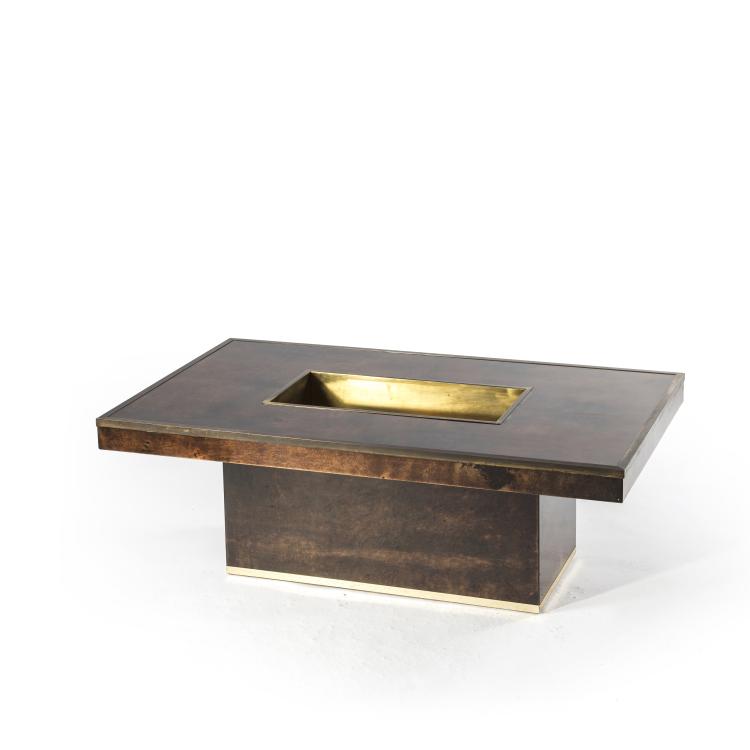 Hauptbild zu Objekt, Coffee table with planter, 1950s, Tura, Mailand, 143A 31