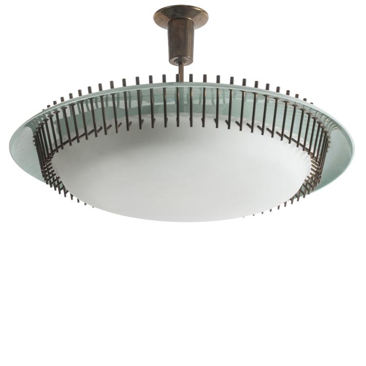 Hauptbild zu Objekt, '12697' ceiling light , c. 1958, Arredoluce, Monza, 142A 064