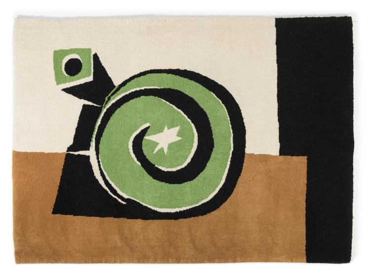 Hauptbild zu Objekt, Wandteppich 'Le Vase', um 1947, Pablo Picasso, Cuttoli, Marie; Weill, Lucie, Paris (zugeschrieben), 142A 054