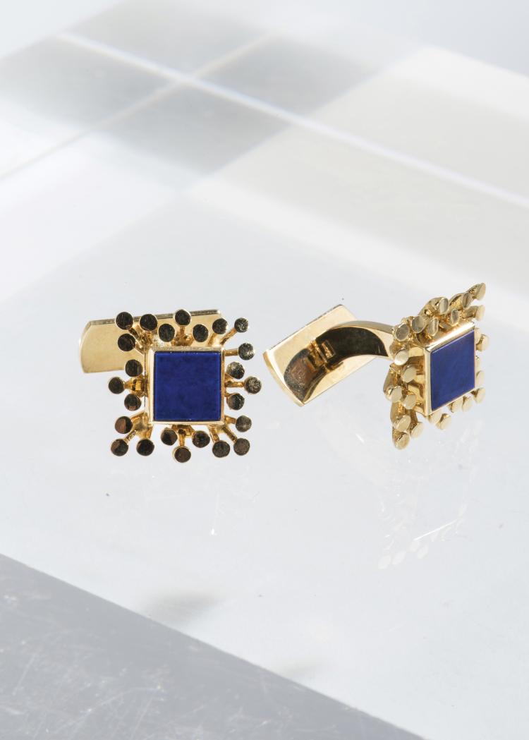 Hauptbild zu Objekt, Paar Manschettenkn&ouml;pfe, 142B 274