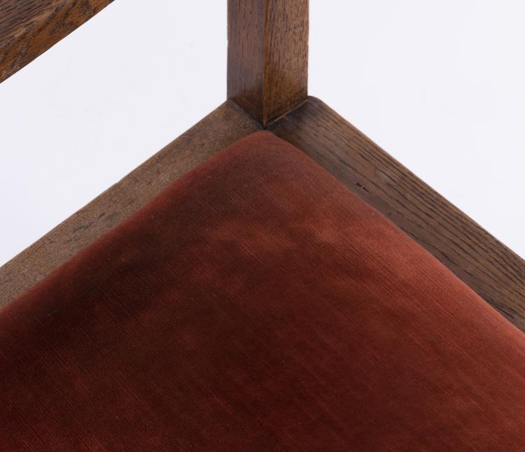 Bild 1 zu Objekt, Armlehnstuhl 'Haus W. Otto', 1898, Richard Riemerschmid, Vereinigte Werkst&auml;tten, M&uuml;nchen, 142A 006