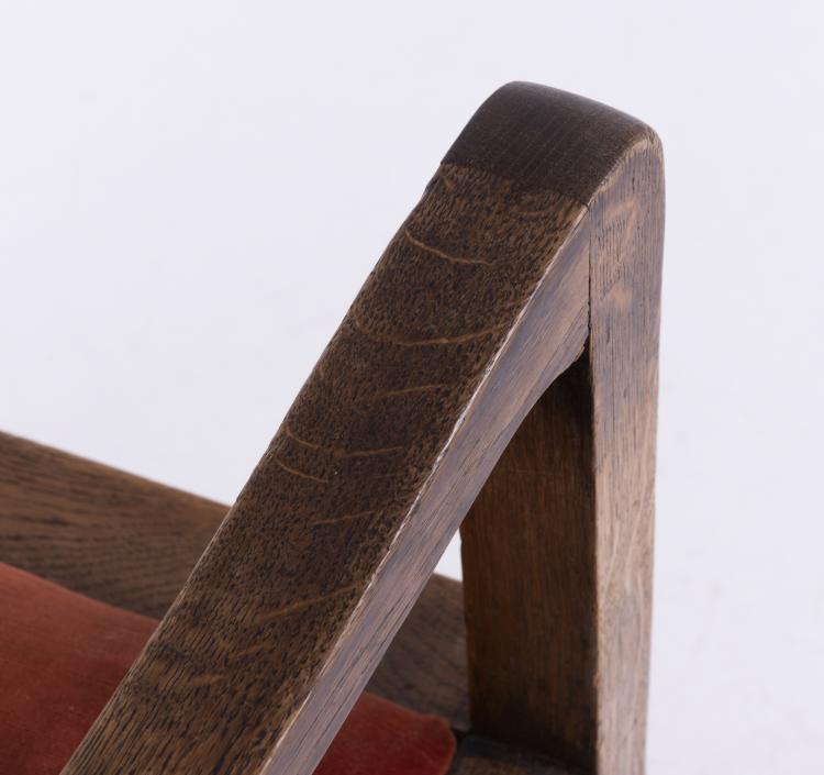 Bild 2 zu Objekt, Armlehnstuhl 'Haus W. Otto', 1898, Richard Riemerschmid, Vereinigte Werkst&auml;tten, M&uuml;nchen, 142A 006