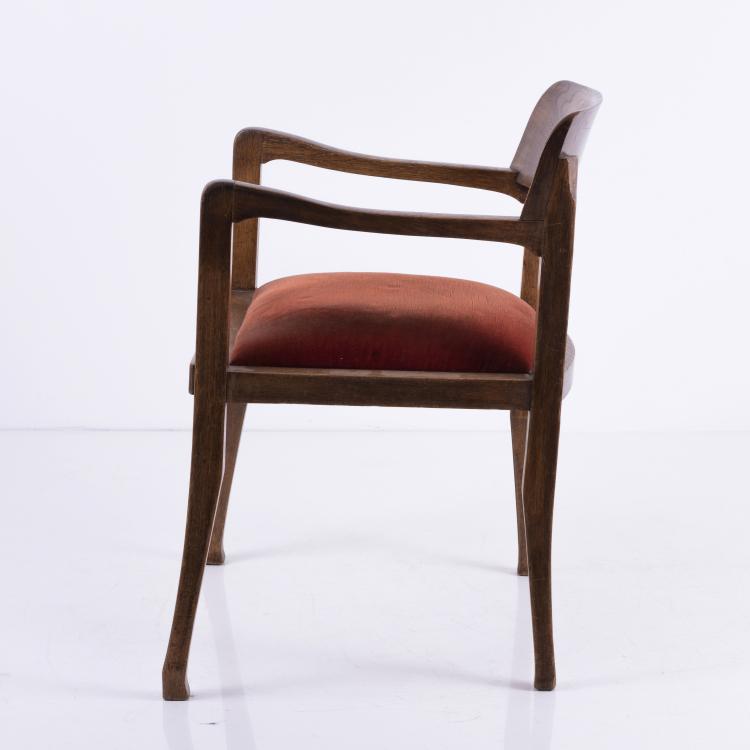 Bild 7 zu Objekt, Armlehnstuhl 'Haus W. Otto', 1898, Richard Riemerschmid, Vereinigte Werkst&auml;tten, M&uuml;nchen, 142A 006