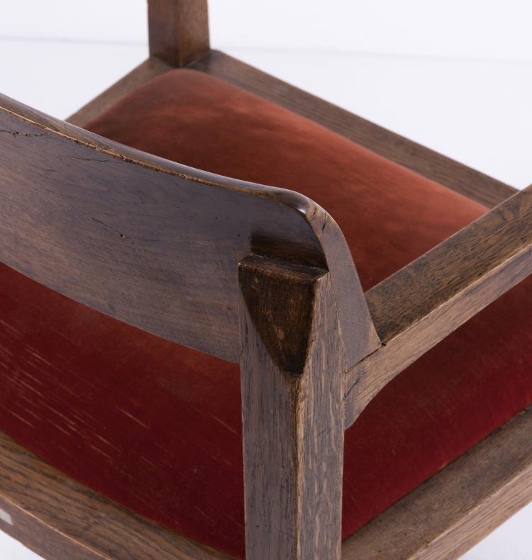 Bild 10 zu Objekt, Armlehnstuhl 'Haus W. Otto', 1898, Richard Riemerschmid, Vereinigte Werkst&auml;tten, M&uuml;nchen, 142A 006