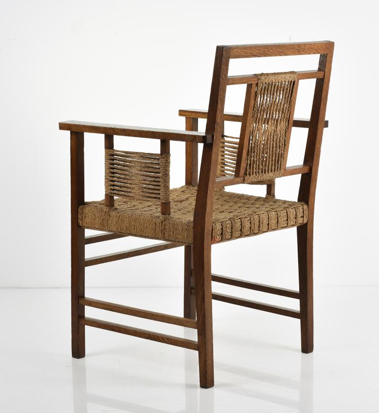 Bild 1 zu Objekt, Armlehnsessel, um 1901-03, Prag-Rudniker Korbwarenfabrikation, Wien, 143B 284