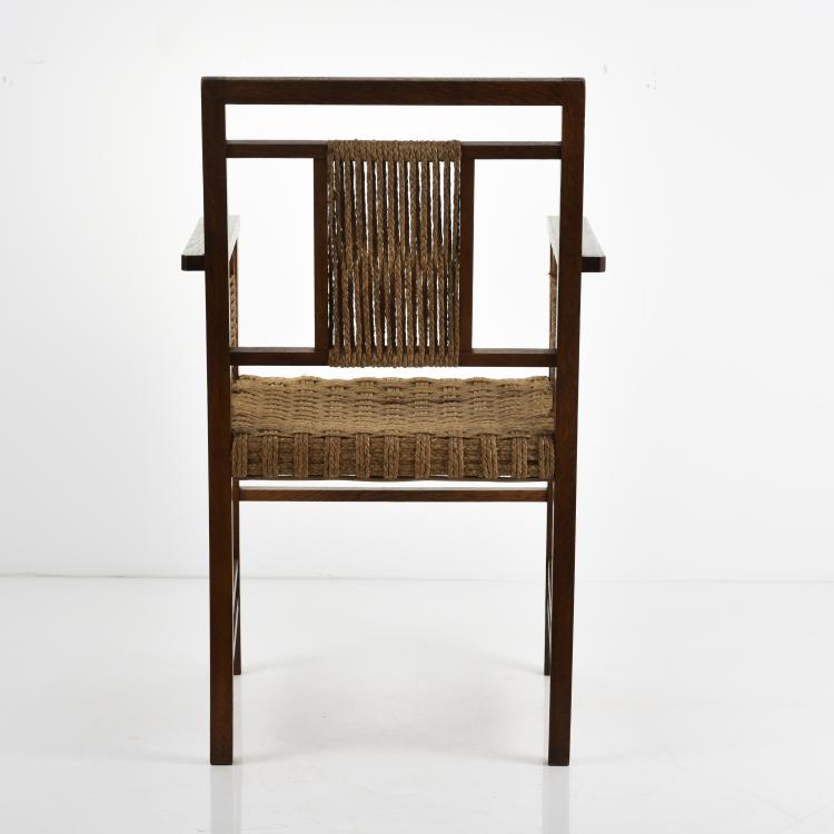 Bild 2 zu Objekt, Armlehnsessel, um 1901-03, Prag-Rudniker Korbwarenfabrikation, Wien, 143B 284