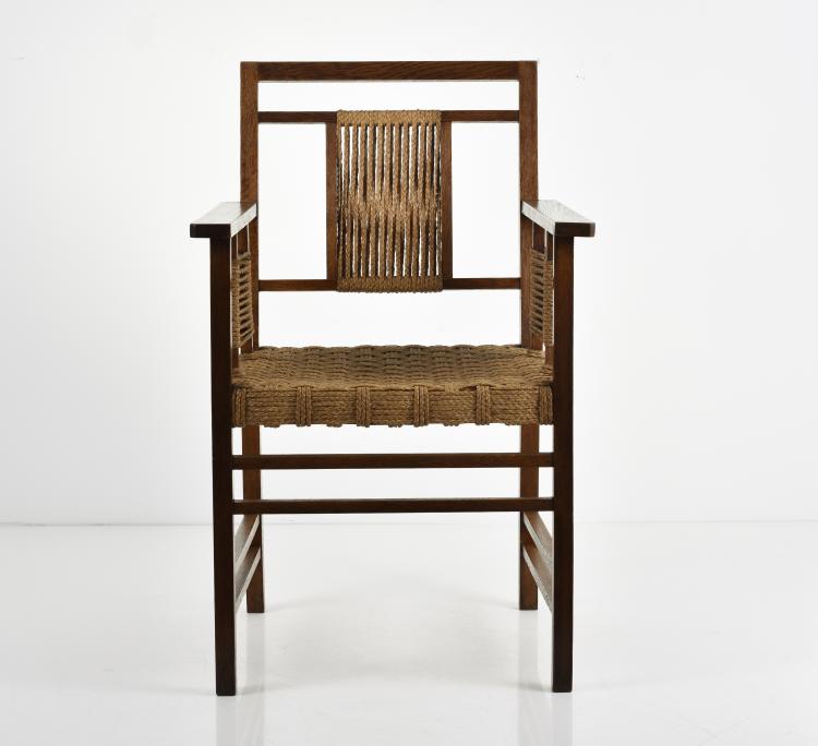 Bild 3 zu Objekt, Armlehnsessel, um 1901-03, Prag-Rudniker Korbwarenfabrikation, Wien, 143B 284