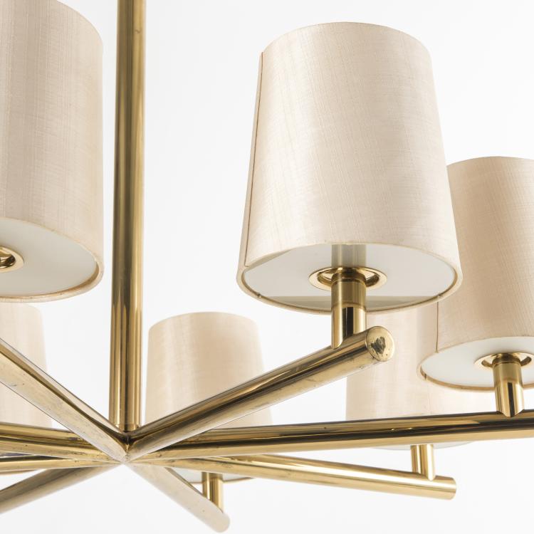 Bild 1 zu Objekt, Deckenleuchte, um 1955, Vereinigte Werkst&auml;tten, M&uuml;nchen (zugeschrieben), 143B 343