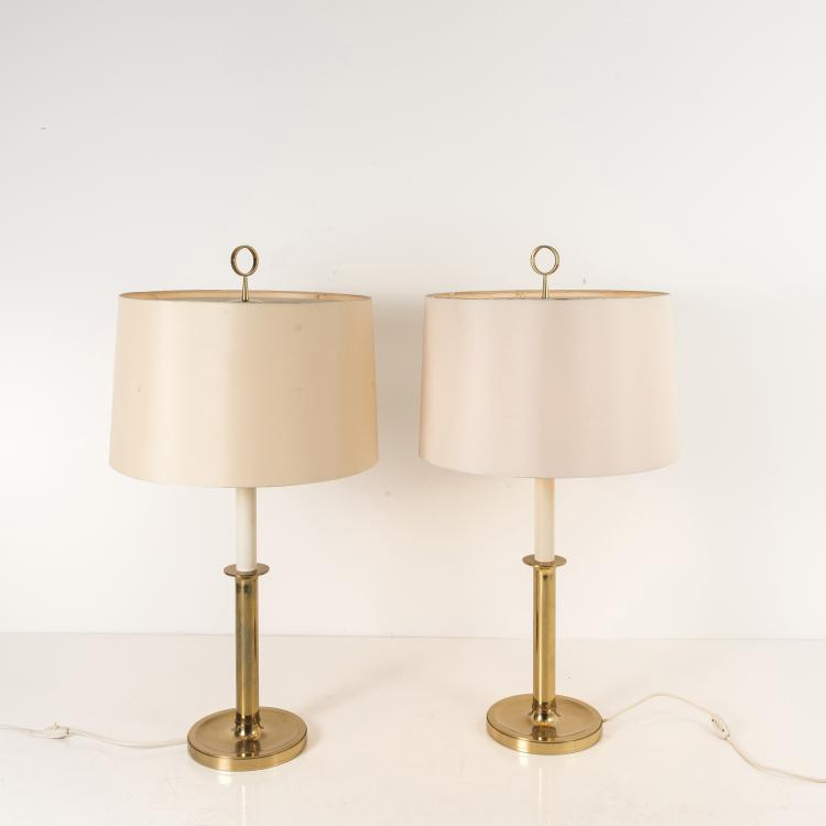 Bild 2 zu Objekt, Zwei Tischleuchten, um 1955, Vereinigte Werkst&auml;tten, M&uuml;nchen (zugeschrieben), 143B 344