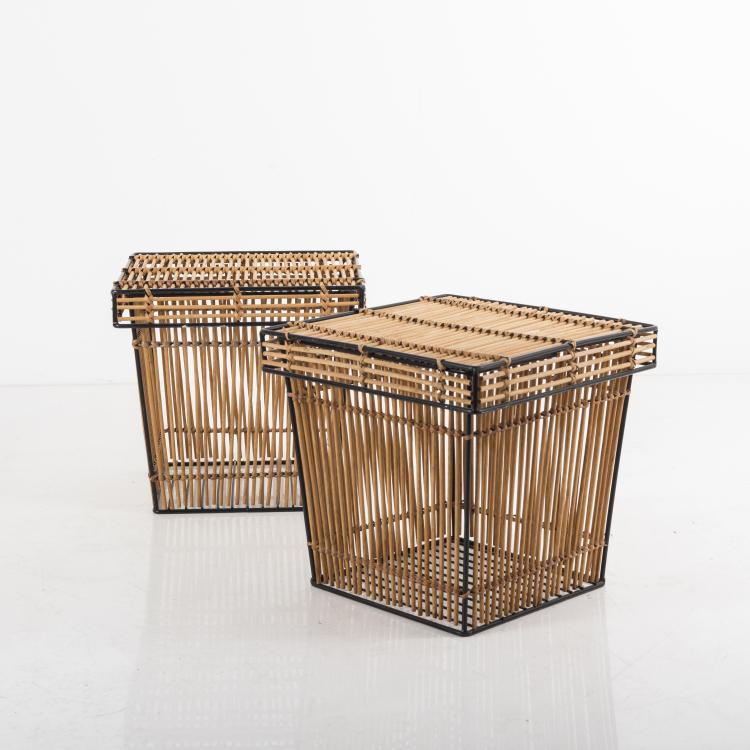 Hauptbild zu Objekt, 2 baskets, c.1960, Jonkers, Niederlande (zugeschrieben), 146C 599