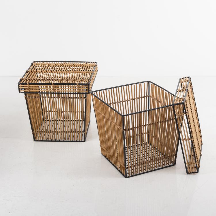 Bild 1 zu Objekt, 2 baskets, c.1960, Jonkers, Niederlande (zugeschrieben), 146C 599