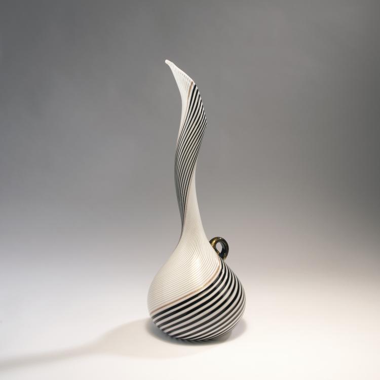 Hauptbild zu Objekt, 'Mezza filigrana' decanter, 1954 , Dino Martens, Toso, Aureliano, Murano, 143C 620