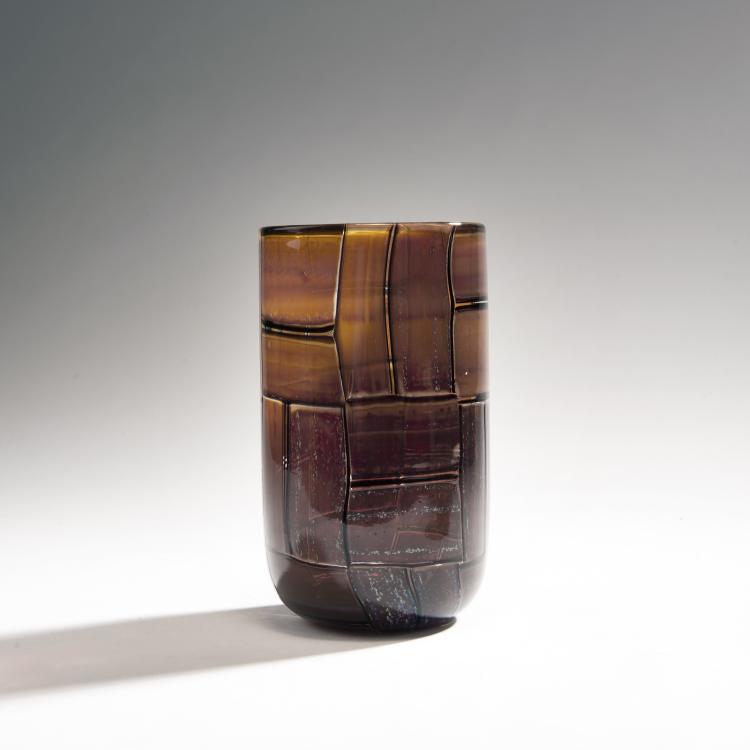 Hauptbild zu Objekt, 'Tessere ambra' vase, 1957, Ercole Barovier, Barovier & Toso, Murano, 143C 560