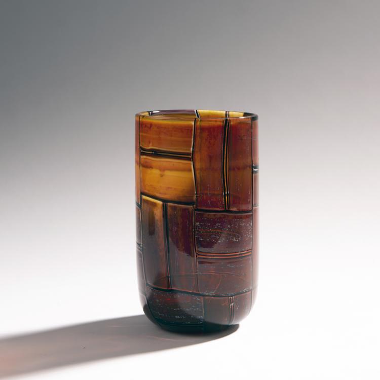 Bild 2 zu Objekt, 'Tessere ambra' vase, 1957, Ercole Barovier, Barovier & Toso, Murano, 143C 560