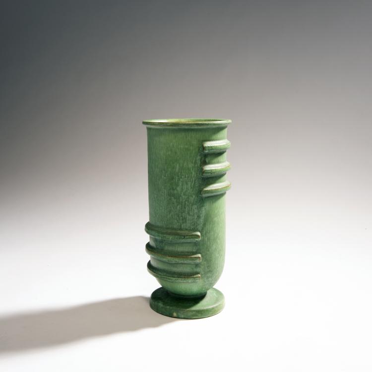 Hauptbild zu Objekt, Vase, um 1928, Richard Bampi, Fayencemanufaktur Kandern, 143B 367