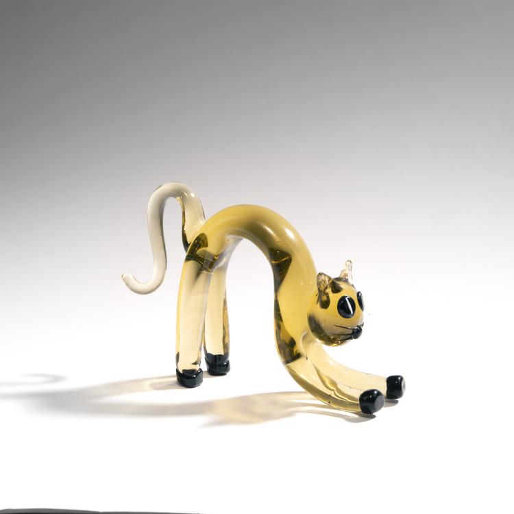 Bild 1 zu Objekt, Katze, 1928, Barovier Seguso & Ferro, Murano; Barovier & C., Murano, 143C 532