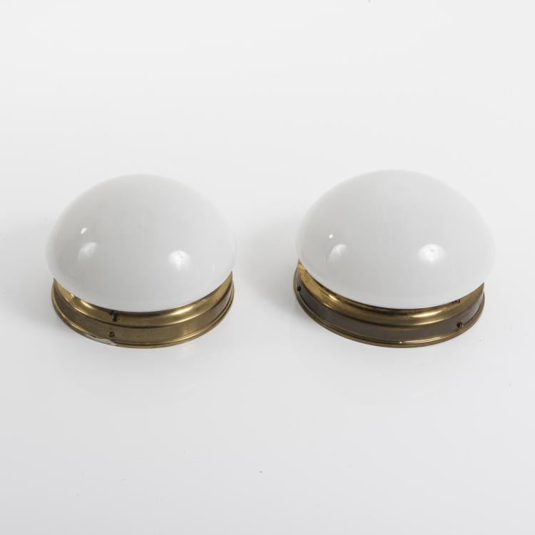 Bild 1 zu Objekt, Two wall / ceiling lights, c. 1958, Stilnovo, Mailand (zugeschrieben), 143A 73