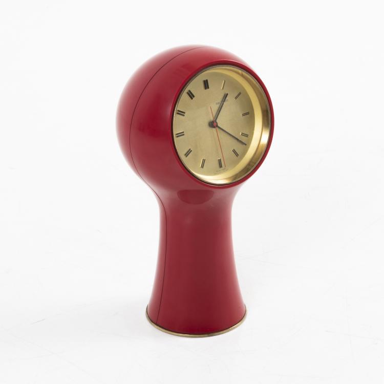 Hauptbild zu Objekt, 'T1' - 'Secticon' table clock, 1956, Angelo Mangiarotti, Portescap, Le Porte Echappement Universal La Chaux De Fonds S. A, La Chaux de Fonds, 142A 085