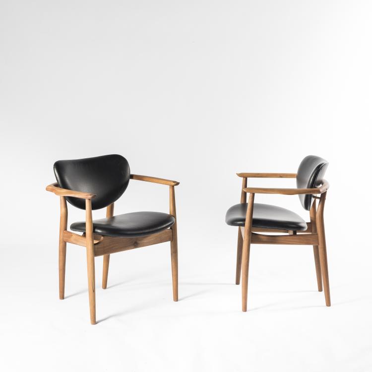 Bild 2 zu Objekt, Two '109' armchairs, 1946, Finn Juhl, Vodder, Niels, Kopenhagen, 142A 103