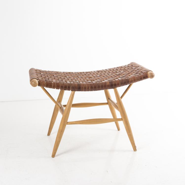 Bild 1 zu Objekt, 'Rauma Repola' stool, c. 1955, Ilmari Tapiovaara, Finnland, 142A 114