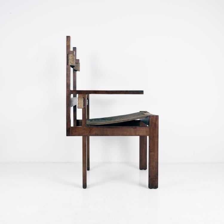 Bild 2 zu Objekt, 'ti 1a' wooden-slat chair, 1924, Marcel Breuer, Bauhaus, Weimar, 142A 022