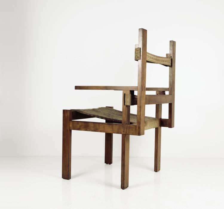 Bild 4 zu Objekt, 'ti 1a' wooden-slat chair, 1924, Marcel Breuer, Bauhaus, Weimar, 142A 022