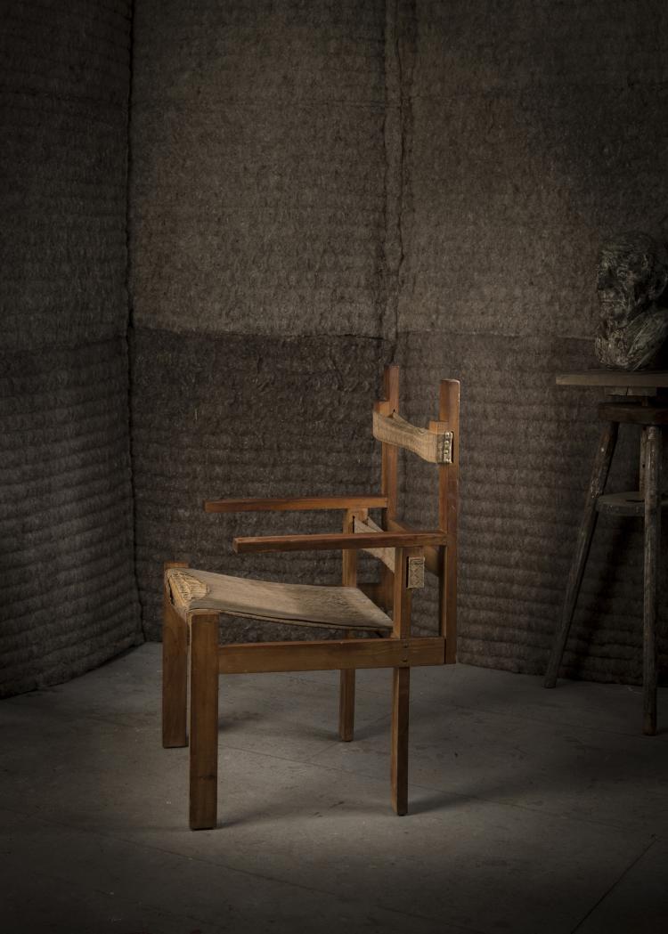 Bild 14 zu Objekt, 'Lattenstuhl ti 1a', 1924, Marcel Breuer, Bauhaus, Weimar, 145A 7