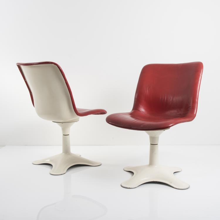 Bild 1 zu Objekt, Vier Drehst&uuml;hle 'Karuselli' - '415A', 1965, Haimi, Helsinki, 143B 436