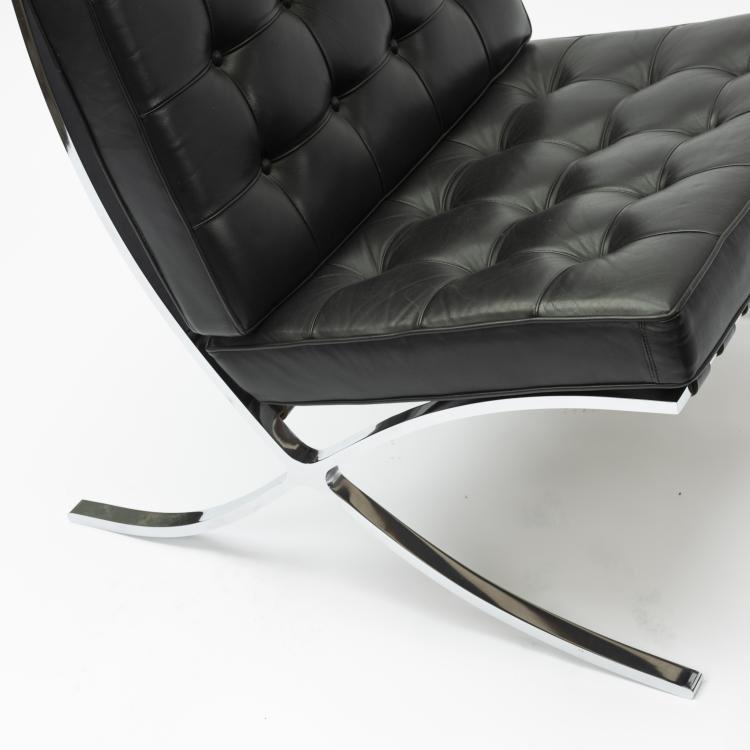 Bild 3 zu Objekt, Zwei Sessel und ein Hocker 'Barcelona' 1929, 143B 272