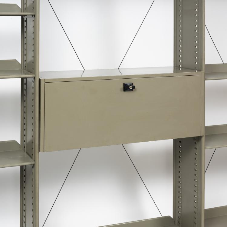 Bild 1 zu Objekt, B&uuml;cherregal 'Spazio', 1959, Olivetti, Ivrea, 143A 79