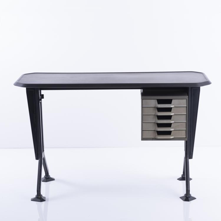 Bild 1 zu Objekt, Schreibmaschinentisch 'Arco', 1963, Olivetti, Ivrea, 143A 180