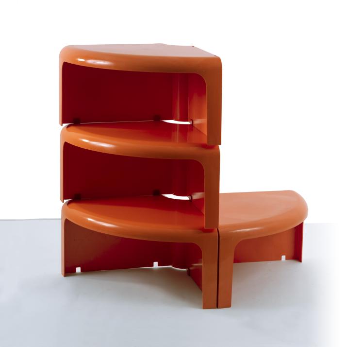 Hauptbild zu Objekt, Beistelltisch 'Quattro Quarti' - 'Mod. 700', 1969, Bernini, Carate Brianza, 143A 203