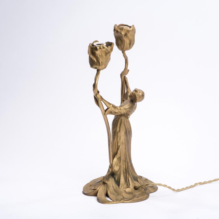 Bild 2 zu Objekt, Figurative table light, c. 1900, Hj&ouml;rdis Nordin-Tengboms, 144B 333