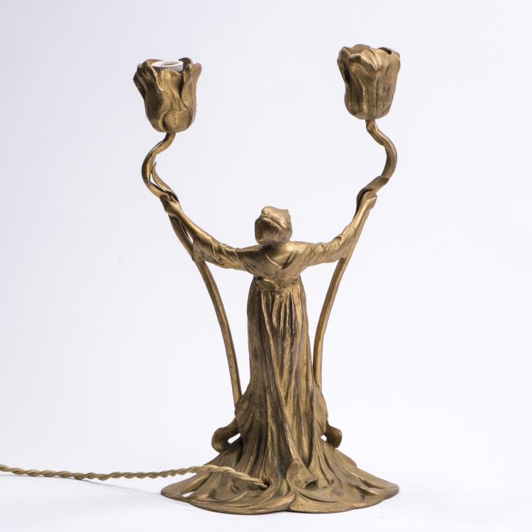 Bild 5 zu Objekt, Figurative table light, c. 1900, Hj&ouml;rdis Nordin-Tengboms, 144B 333