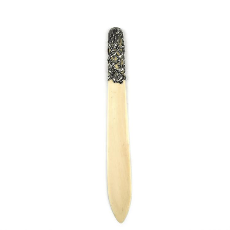 Hauptbild zu Objekt, 'Iris' letter opener, c. 1900, Frankreich, 144B 308