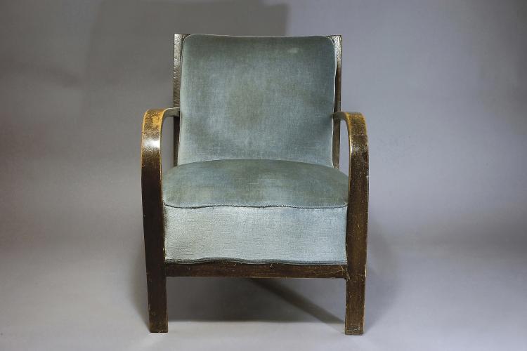 Hauptbild zu Objekt, Armlehnsessel 'Haus Leist', um 1932, Erich Mendelsohn, Berlin, Deutschland, 145A 104